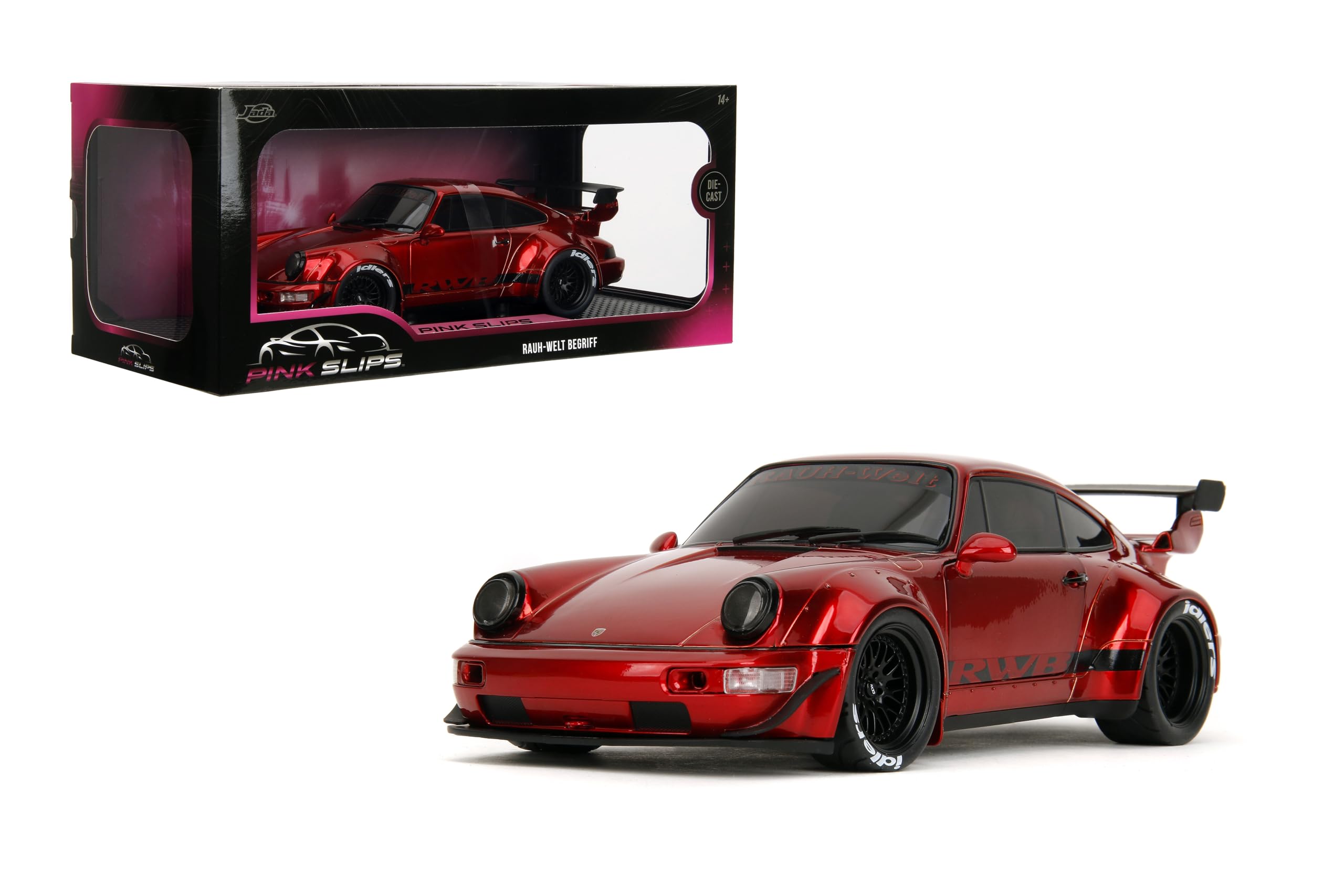 Amazon.com: Jada 1:18 Pink Slips Porsche RWB 964 : Toys & Games